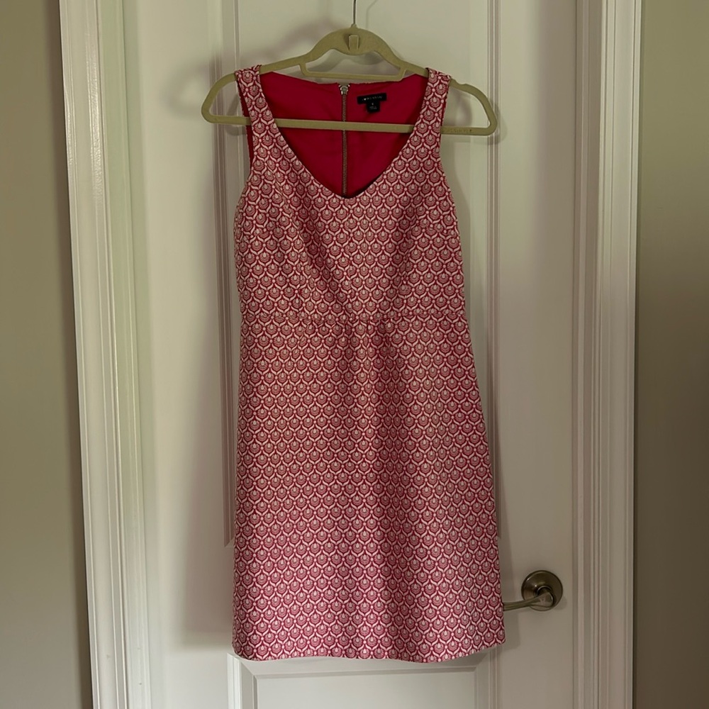 Pink dress with peek a boo back